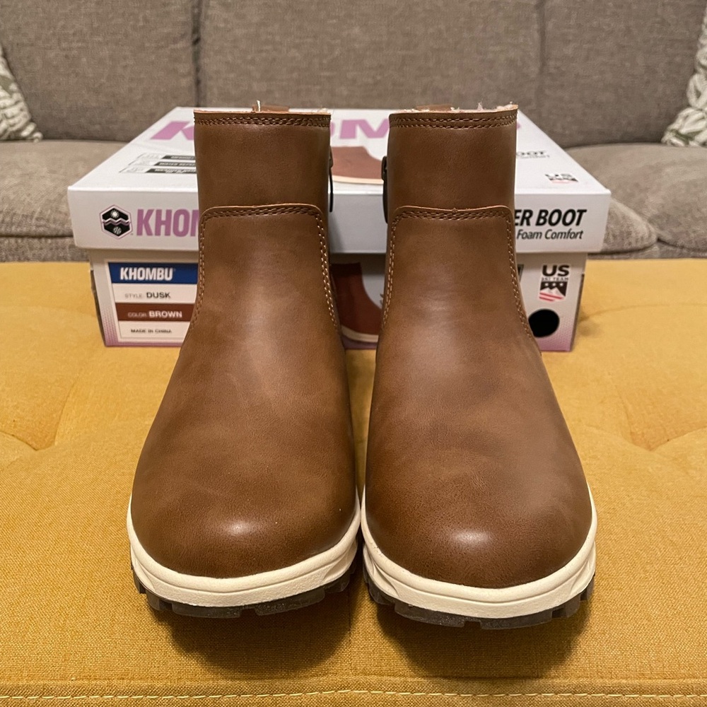 Khombu Dusk Women’s All Weather Boot Brown Size 7 S0053.10